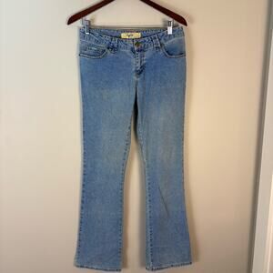 Tyte Jeans Light Wash Bootcut Flare Y2K Low Rise 2000s Women's Size 7 Vintage